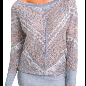 WHBM rose gold and and silver beautiful sweater.